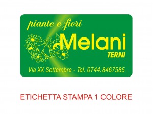Etichette adesive per fioristi, fiorai e vivaisti (mm 50x28)  (cod.59G)
